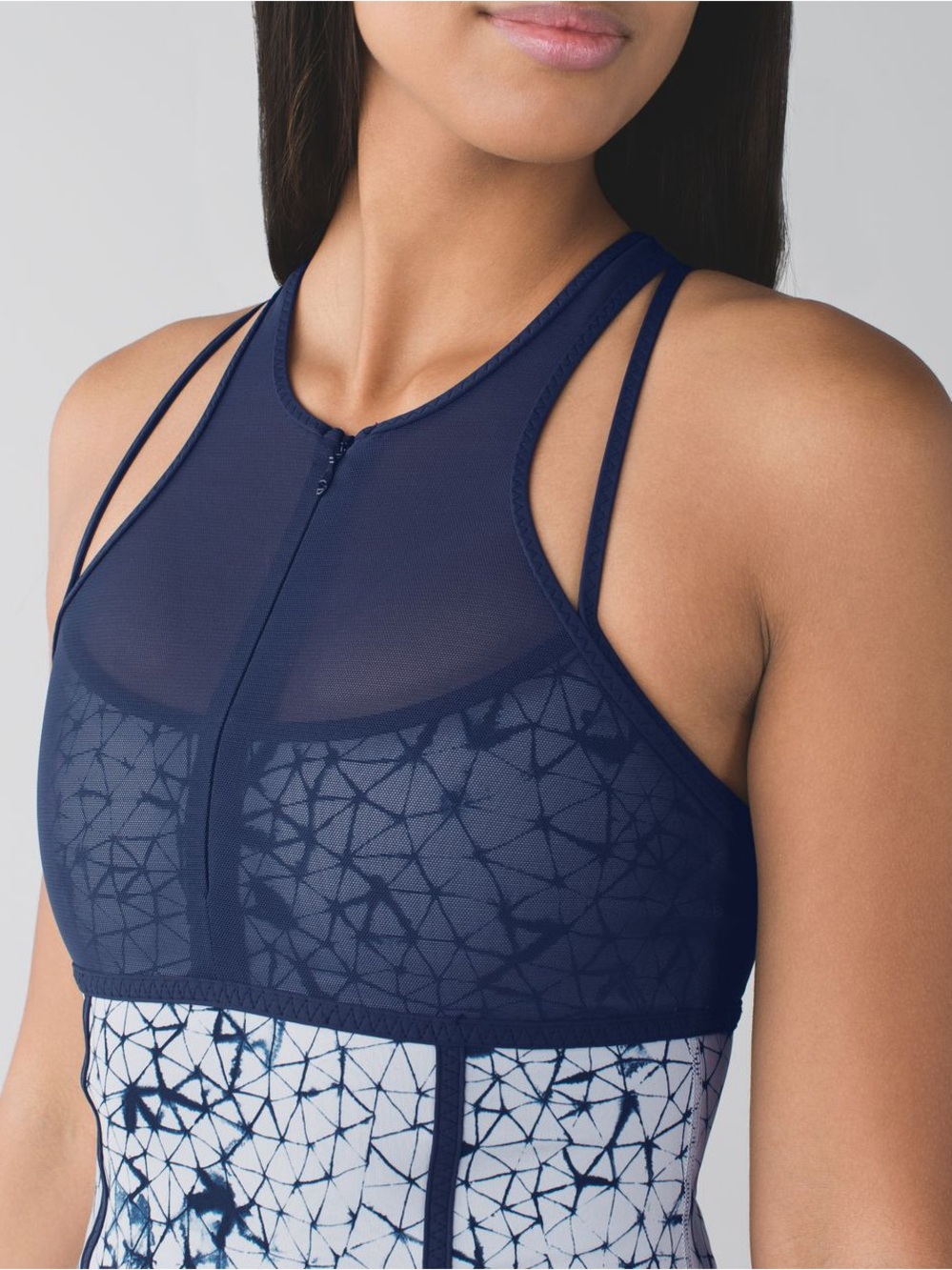Lululemon Pedal Pace Tank in the "Star Crushed Silver Fox Deep Navy" Colorway